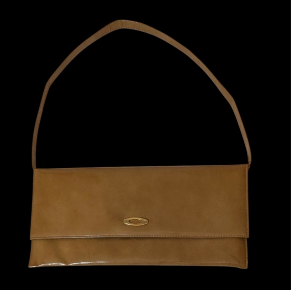 ❄️Calego Pleather Gold Tone Purse - Picture 3 of 9